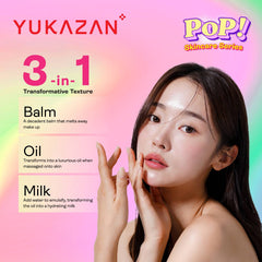 Yukazan POP! Hydro Hydrating Moisturizing Cleansing Balm Make Up Remover 50ml / Cleanser