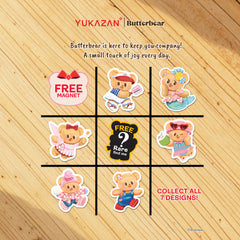 【Yukazan x Butterbear】 Hydrocolloid Acne Healing Patch 30's Pimple Patch