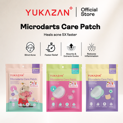 Yukazan Microdarts Care Patch for Acne 9's| Microneedle Patches for Blind Pimples | Pure Hydrocolloid Skincare