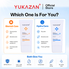 Yukazan Derma Hydra Care UV Defence Sunscreen Sunblock SPF 50+ -50ml