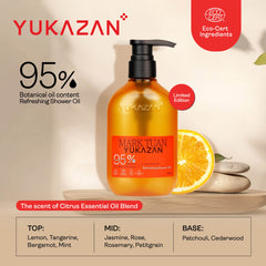 Yukazan 95% Refreshing Shower Oil 300ml (Mark Tuan x Yukazan Limited Edition)
