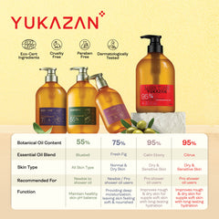 Yukazan 95% Refreshing Shower Oil 300ml (Mark Tuan x Yukazan Limited Edition)