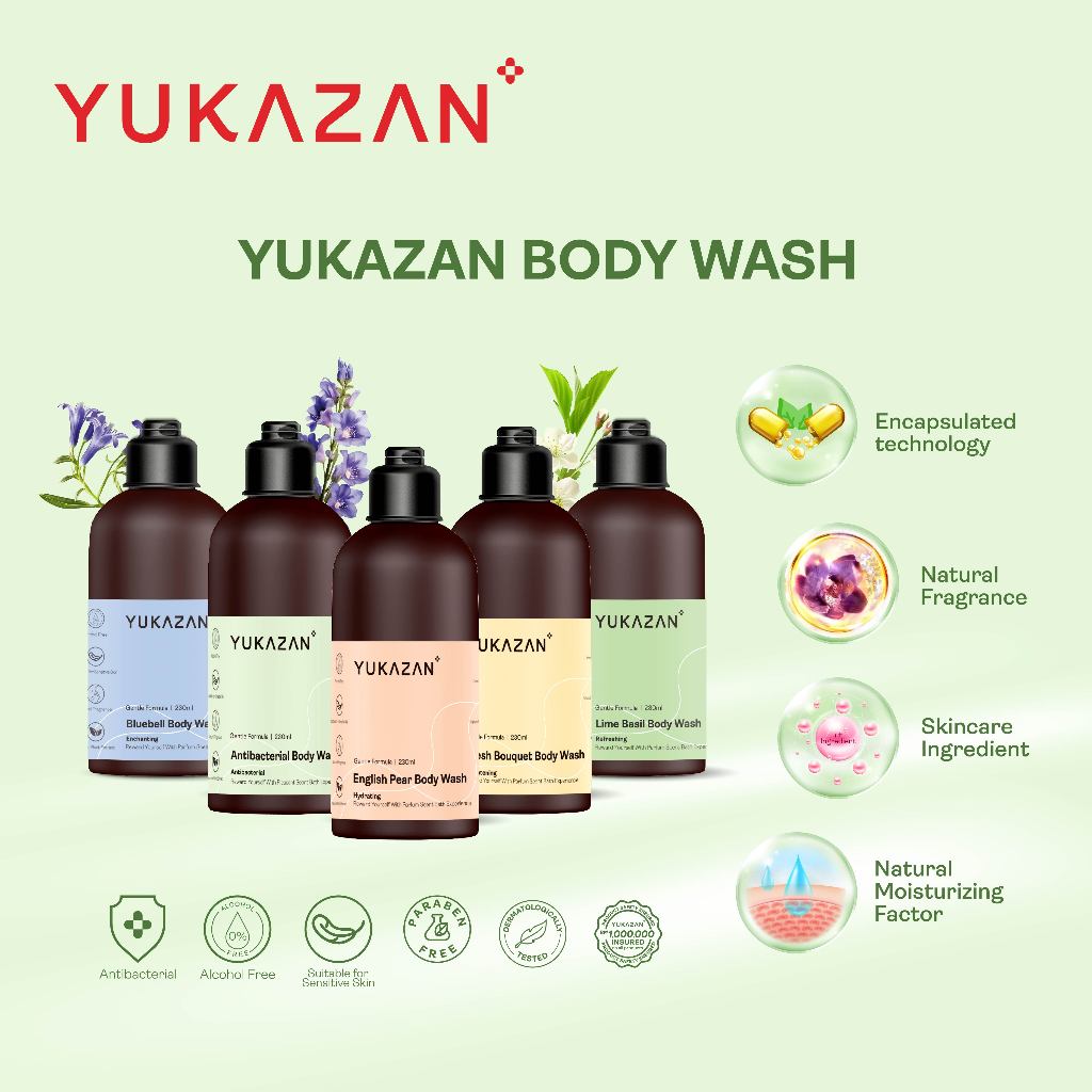 Yukazan Festive Christmas Gift Set Bundle 1 Body Wash 230ml