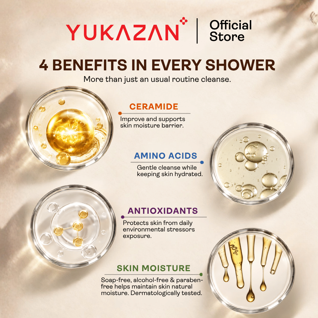 Yukazan Firming Fit Essential Oil Body Wash (300ml)