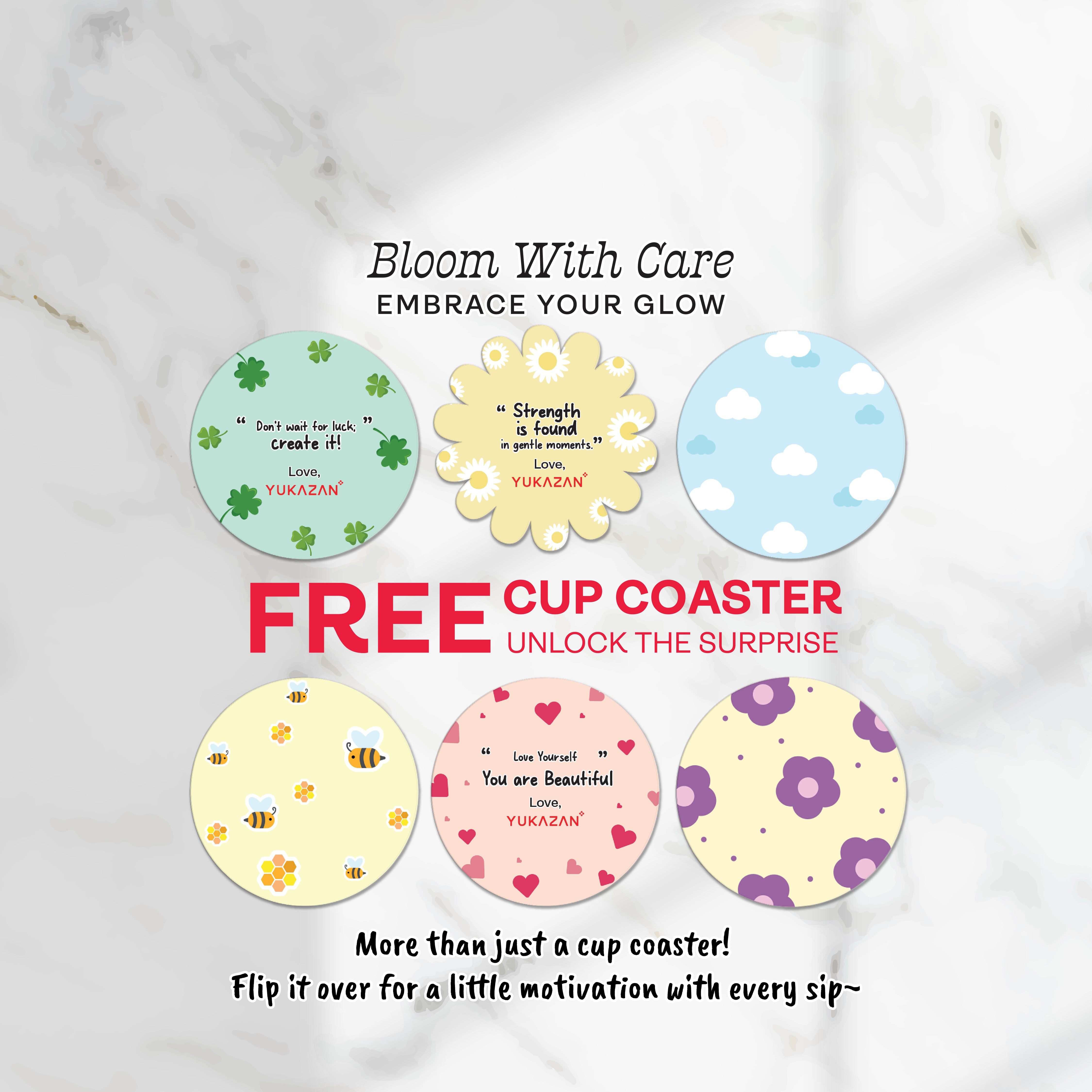【Yukazan x Butterbear】 Hydrocolloid Acne Healing Patch 30's Pimple Patch