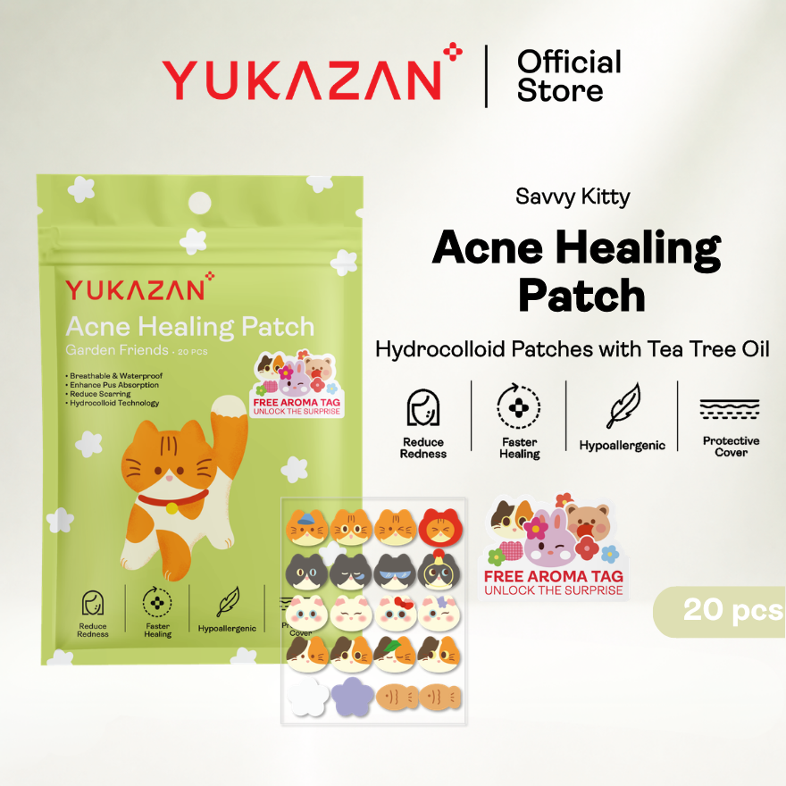 Yukazan Hydrocolloid Acne Healing Patch 20's