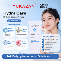 Yukazan Derma Hydra Care UV Defence Sunscreen Sunblock SPF 50+ -50ml