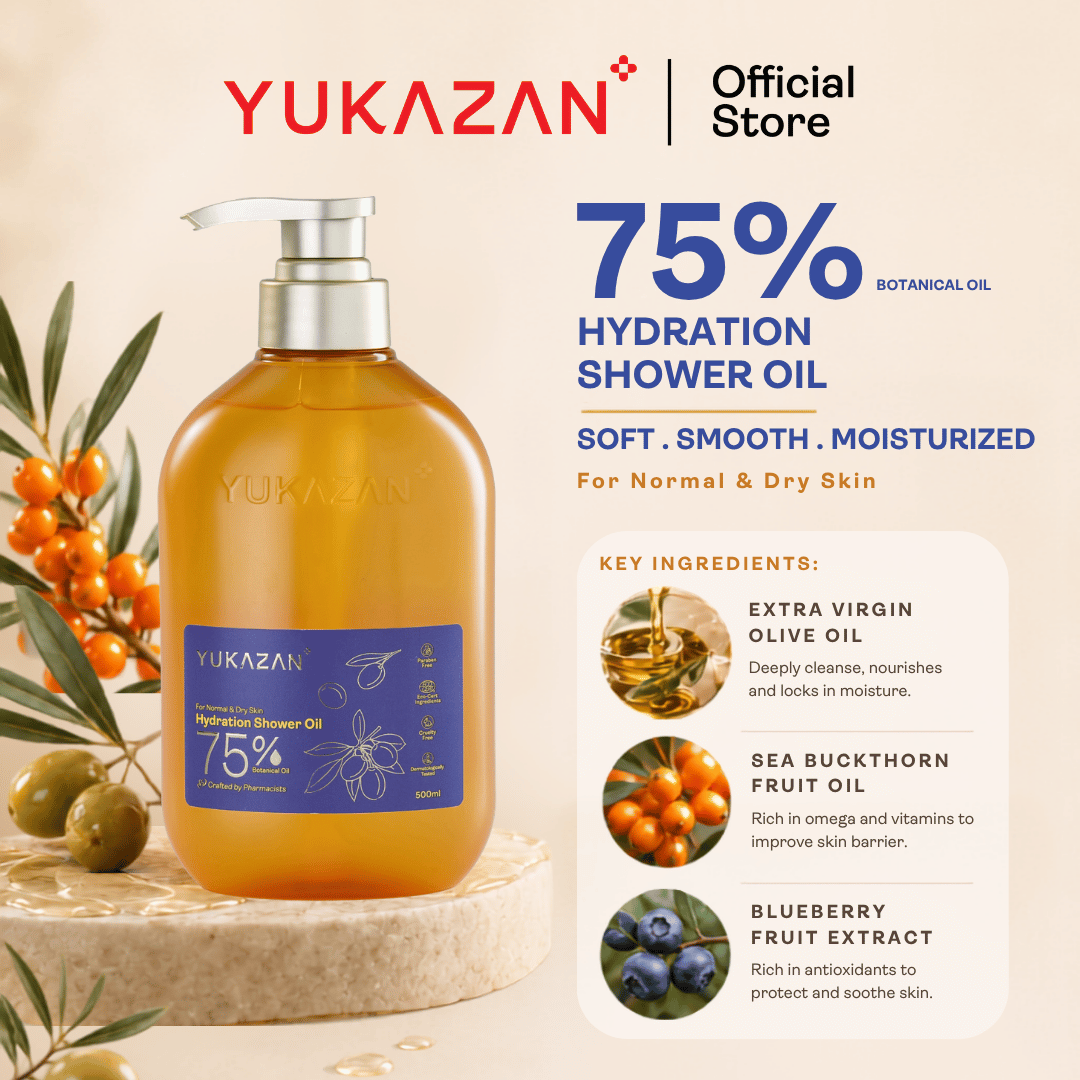 Yukazan  75% Hydrating Shower Oil (100ml)
