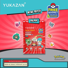 【Yukazan x Pokémon】Hydrocolloid Acne Healing Patch 30's | Cute Design | Pimple patch | Acne Patch