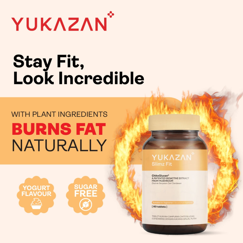Yukazan Slimz Fit 4s Natural Fat Burner and Slimming Supplement. Stay Slim, Burn Fat Naturally