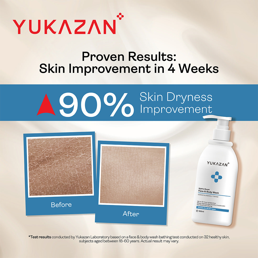 Yukazan Derma Hydra Boost Face & Body Wash (500ml)