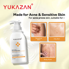 Yukazan Blemish Care Face & Body Wash (500ml)