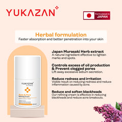 Yukazan Derma Refining Cream Acne & Pore 5ml Acne Removal Cream - Reduce acne in 7 days