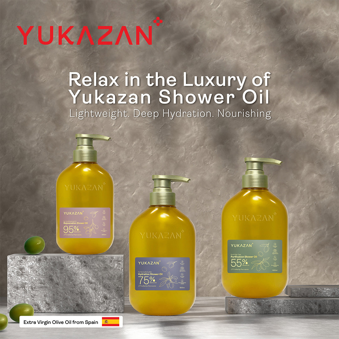 Yukazan 75% Hydrating Shower Oil (500ml)