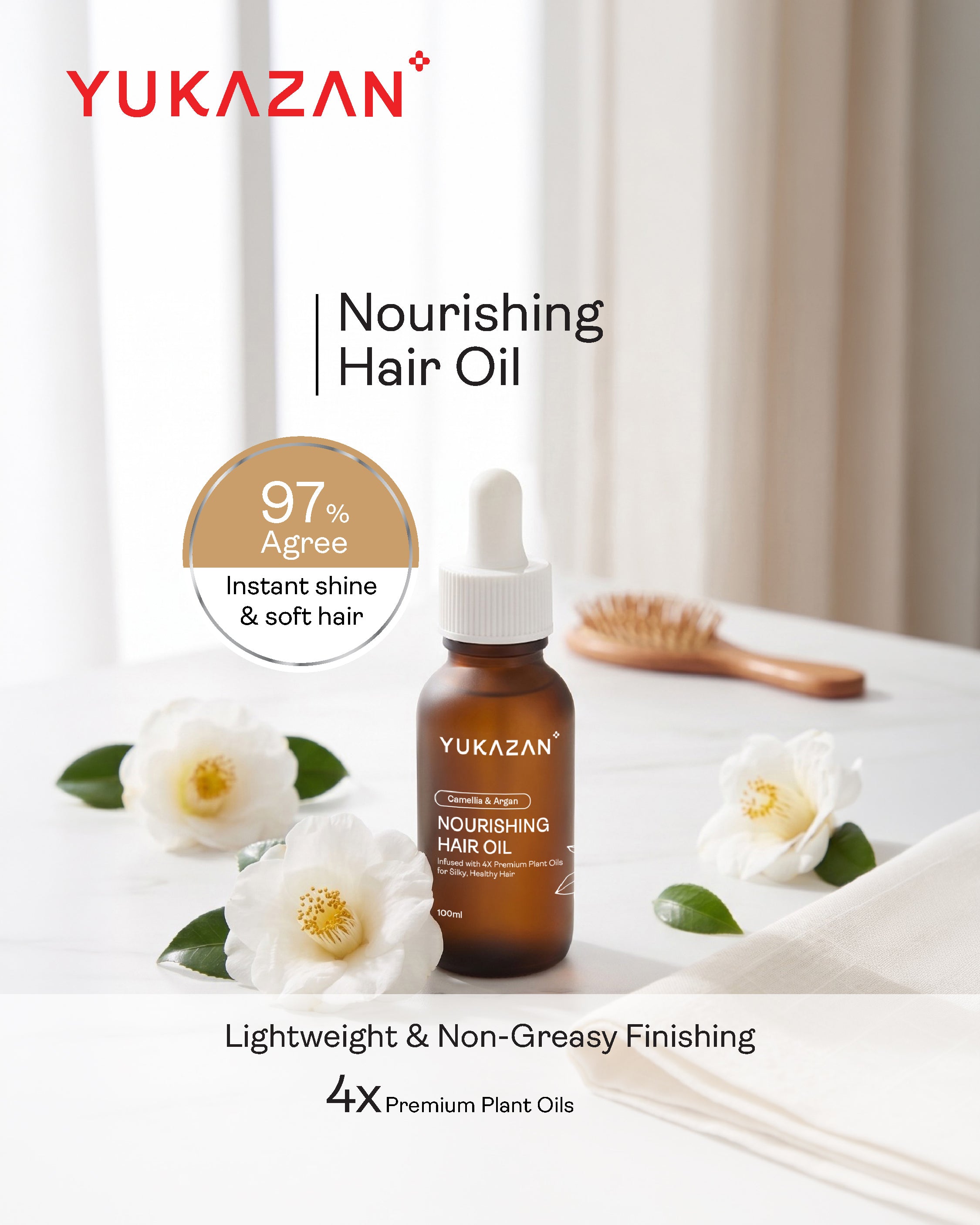 Yukazan Nourishing Hair Oil 90ml