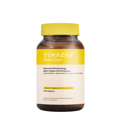 Yukazan Dots Clear 60's Chewable Supplement Reduce Acne / Lighten Scars / Anti Acne / Skin Clarity