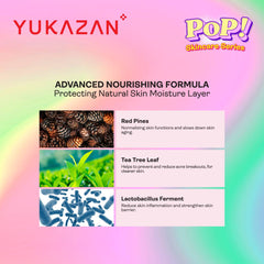 Yukazan POP! Pure Anti Acne Cleansing Balm Make Up Remover 50ml / Remove Waterproof Make Up / Cleanser