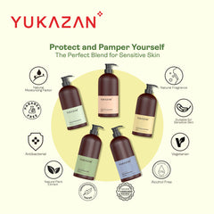 Yukazan Lime Basil Body Wash 850ml Shower Foam / Antibacterial and Alcohol Free / Body Shampoo